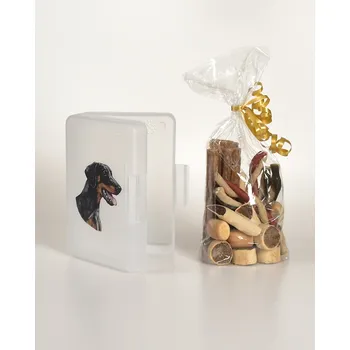 Chovatelství Dobrman - svačinový box s pamlsky pro psy (20 ks pamlsků)