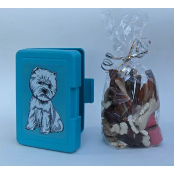 Chovatelství Westík - svačinový box s pamlsky pro psy (20 ks pamlsků)