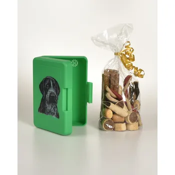 Chovatelství Český fousek - svačinový box s pamlsky pro psy (20 ks pamlsků)