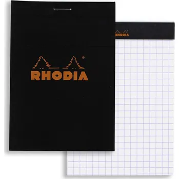 Blok Blok Rhodia N°11 černý 7,4x10,5 - čtverečkovaný
