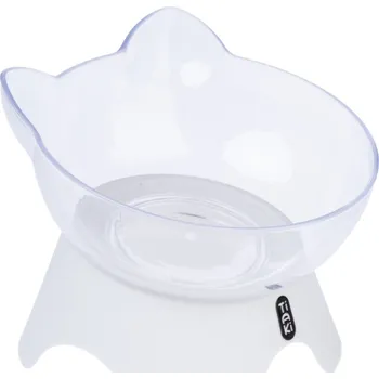 Pro kočku TIAKI průhledná miska pro kočky 350 ml