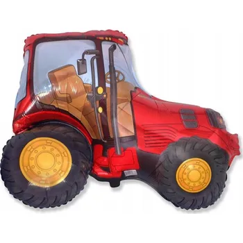 Balónek Fóliový balónek 24 FX - Traktor (červený), balený