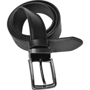 Opasek Belts 35-020-23-60 pánský kožený pásek černý