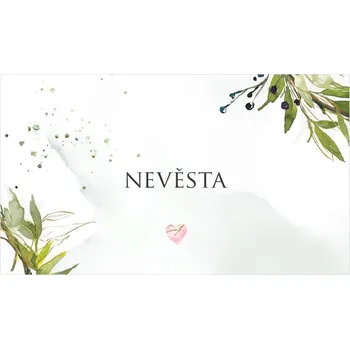 Svatební dekorace Svatební jmenovka 259