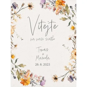 Svatební dekorace Vítací cedule 336