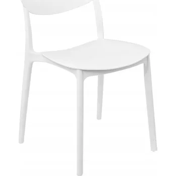 Jídelní židle Židle Plasta bílá