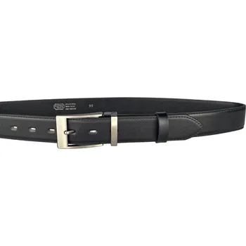 Opasek Belts 35-020-19-60 pánský kožený pásek černý