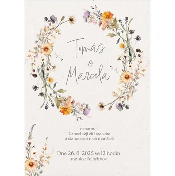 Svatební dekorace Svatební oznámení 336