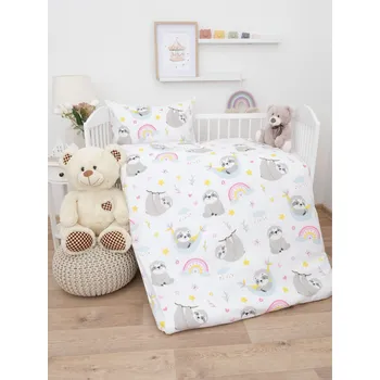 Bytový textil Bavlněné povlečení Renforcé do postýlky - Lenochod