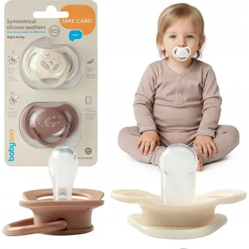 dudlíky Dudlík Babyono symetrický silikon 6 m +