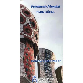 (2014) Španělsko - 2 € - mincovní karta - Park Güell 2014 (Proof)
