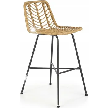 Barová židle Barová židle Surabaya PŘÍRODNÍ | ČERNÁ
