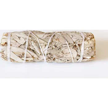 Vonná tyčinka Bílá Šalvěj 100% PŘÍRODNÍ vykuřovadlo Velký Svazek 10 cm 30 g OČISTA