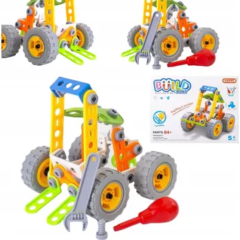 ostatní stavebnice Stavebnice – Vozidlo k sestavení, 84 dílků