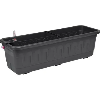 Truhlík PLASTKON Truhlík samozavlažovací FANTAZIE SMART multipack 4ks, 40cm, antracit