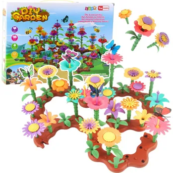 ostatní stavebnice LEAN Toys Kreativní zahrada s květinami 198 dílků