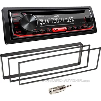 Auto Hi-Fi Autorádio PEUGEOT 206 Plus JVC KD-T702BT Bluetooth s instalační sadou