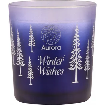 Svíčka AURORA KRÁSNÁ VONNÁ SVÍČKA VOSK ZIMNÍ POMERANČOVÝ SORBET 200G