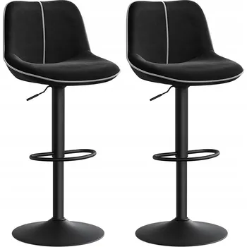 Barová židle Barová Židle Vasagle černý, 95 cm, látka