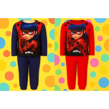 DÍVČÍ FLEECOVÉ PYŽAMO LADYBUG,KOUZELNÁ BERUŠKA sada 2 kusy,velikost 104