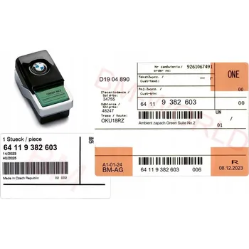 autokoberec Vůně do auta BMW OE Green No. 2