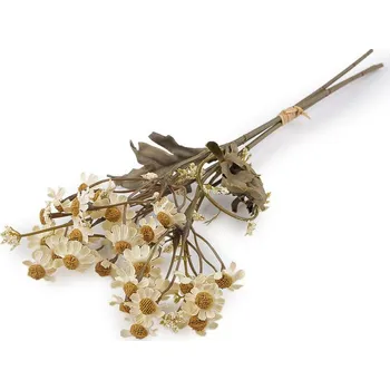 Bytová dekorace Umělý heřmánek - reálný vzhled - krémová světlá