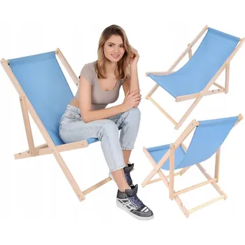 Obraz Lehátko dřevěné modré ROYOKAMP