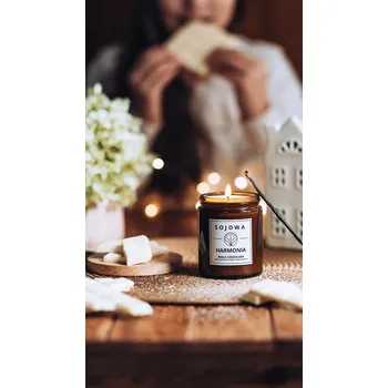 Svíčka Sójová vonná svíčka Bílá Čokoláda Sojowa Harmonia 1 ks