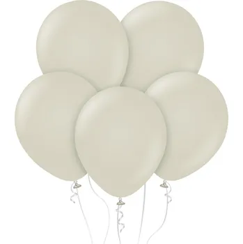 Balónek Balónky Pastelové Šedo-Béžové 30 cm 10 ks