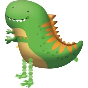 Balónek Fóliový Balón Chodící DINOSAURUS Dino Party 65x75cm