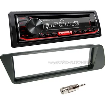 Autorádio Autorádio PEUGEOT 306 JVC KD-T702BT Bluetooth s instalační sadou