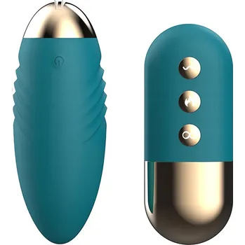 Vibrátor Sensual M98 Masážní vibrátor 10 programů, dálkové ovládání, zelený