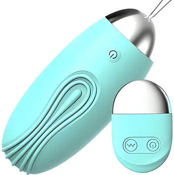 Vibrátor Sensual M72 Masážní vibrátor 10 programů, světle modrý