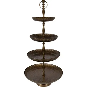 Clayre & Eef - Čtyřpatrový kovový podnos 6AL0077