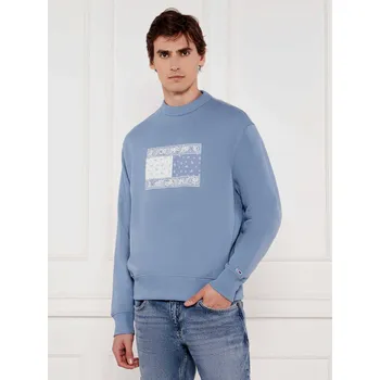 Pánská mikina Tommy Jeans pánská modrá mikina 20003697-2187341