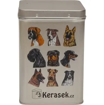 Dóza na potraviny Plechová dóza - sportovní plemena (objem 1,5 l)