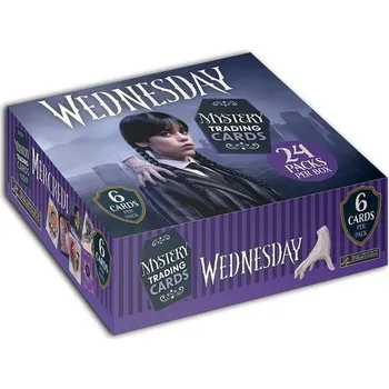 Desková hra Wednesday Mystery Trading Cards - Booster Box (24 boosterů)
