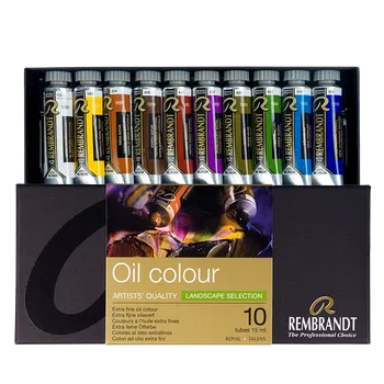 Olejová barva Rembrandt sada olejových barev 10 x 15 ml - Krajina