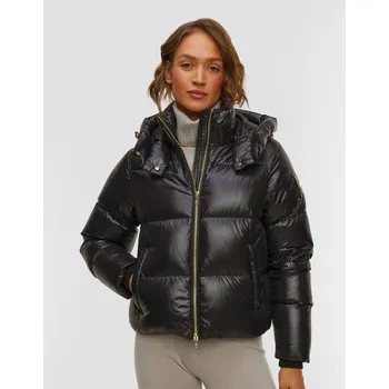 Dámská bunda Péřová Dámská Bunda Moose Knuckles Moonstone Jacket Gold M35lj148g-292