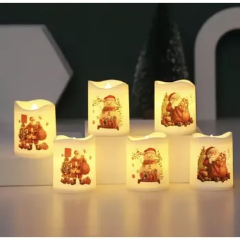 Vánoce Mini světýlka - VÁNOCE - 6 ks (Značka: VENKAITE)