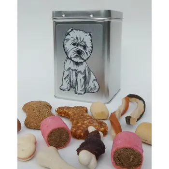 Chovatelství Westík - plechová dóza s pamlsky pro psy (30 pamlsků)