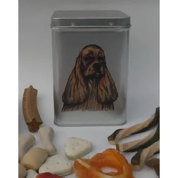 Chovatelství Americký kokršpaněl - plechová dóza s pamlsky pro psy (30 kusů pamlsků)