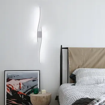 Nástěnné svítidlo Nástěnné svítidlo Comely bílé, integrovaný LED zdroj 27 W