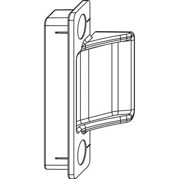 Okno MACO přítlačný závěs skrytý fix pro PVC, křídlový díl, 13V, univerzal (94185)
