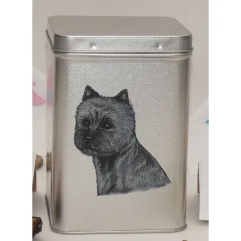 Dóza na potraviny Plechová dóza - kernteriér žíhaný (objem 1,5 l)