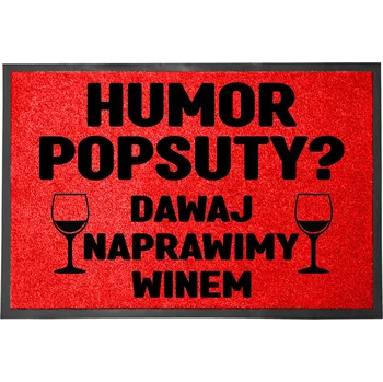 Hotová rohožka z plastu, PVC 60 x 40 cm