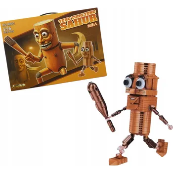 ostatní stavebnice STAVEBNICE ITALIAN BRAIN ROT TUNG TUNG TUNG SAHUR VELKÁ SADA KOSTEK 256 DÍLŮ