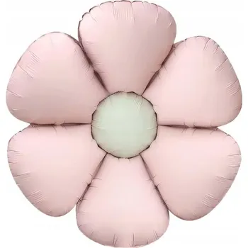 Balónek Fóliový balónek Jix kytka pastelově růžová, 81 cm (32 palců)
