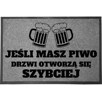 Hotová rohožka z plastu, PVC 60 x 40 cm