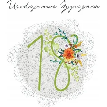 Dárkový POUKAZ Ozdobná Dárková Kartička PAMÁTKA Přání k Narozeninám 18